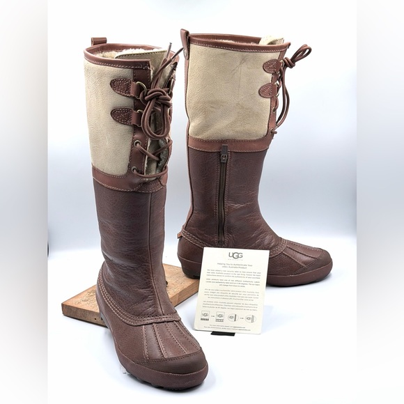 UGG Australia Wmns Belcloud Tall Waterproof Duck Boots - Picture 14 of 16